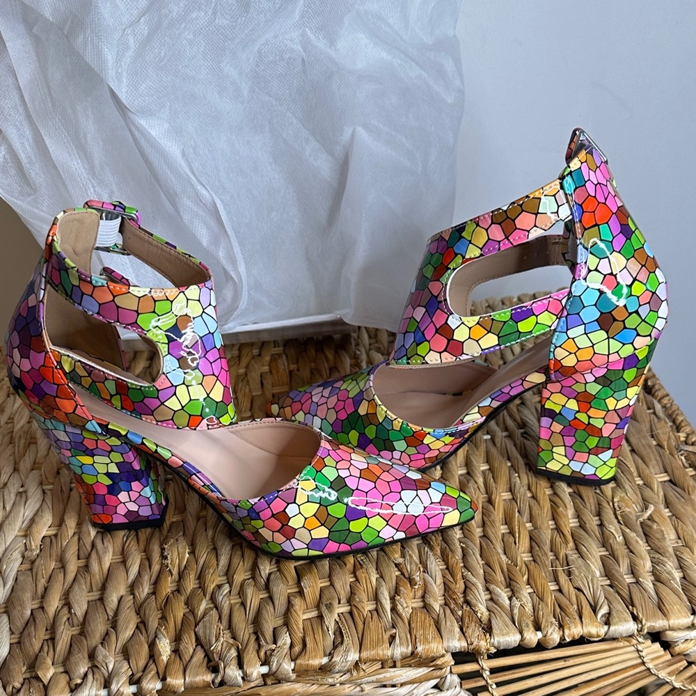 Colorful Mosaic‎ Women's Heels